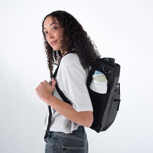 Sherpani Soleil, Anti Theft Convertible Backpack, 3 in 1 Tote, Crossbody Purse, 18L Travel Bag, Fits 13” Laptop (Granite) - color: Granite