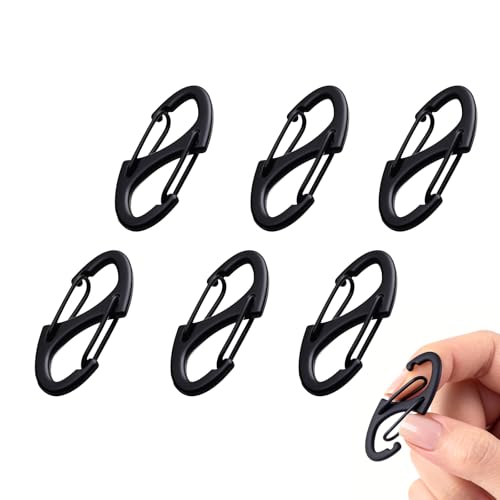 Zipper Lock Clips Anti Theft Buckle Durable Dual Opening Safety Zipper Pull Replacement - style: 6 PCS