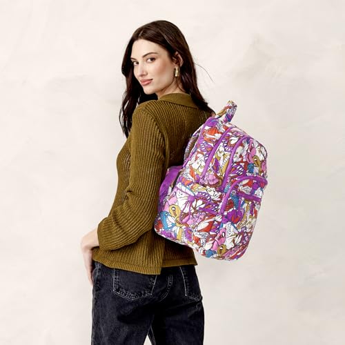 Vera Bradley Women's Featherweight Large Bancroft Backpack, Flutter, One Size - color: Flutter