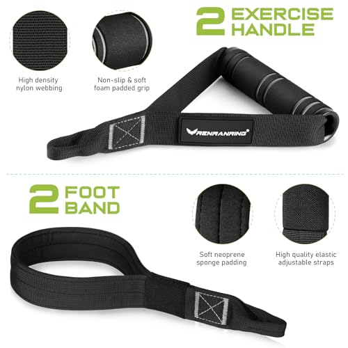 Pilates Bar Kit with Resistance Bands, Multifunctional Pilates Bar for Women & Men with Heavy-Duty Metal Adjustment Buckle, Pilates Home Equipment for Full BodyWorkouts - color: Black
