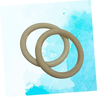 Solid Gymnastic Rings for Home Workout Ring Full Body Strength and Training