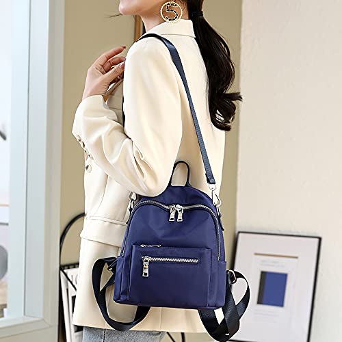 Women's Mini Backpack Purse Fashion Rucksack Daypack Small Shoulder Bag - color: Blue