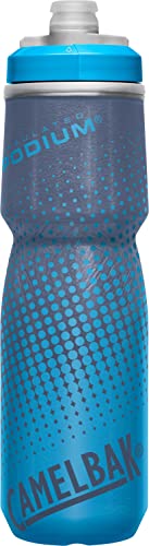 CamelBak Podium Chill Insulated Bike Squeeze Water Bottle, Cold Retention for Cycling, 24oz, Blue Dot - color: Blue Dot
