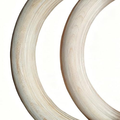 Gymnastics Rings | 2 Pieces Gymnastics Grips - Strength Training Rings - for Home Gym Fitness Exercise Playground Indoor Outdoor