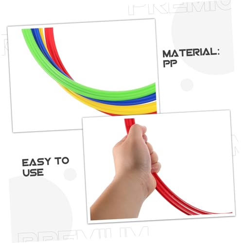 4pcs Speed Agility Training Rings Football Training Gear for Coordination and Reaction