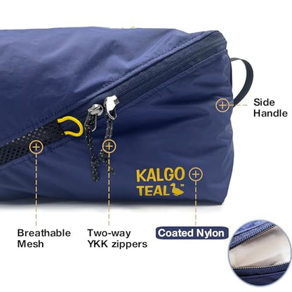 Ultralight Travel Shoe Bag 10L, Fits 2 Pairs Shoes, Large Water-Resistant Packing Cube.