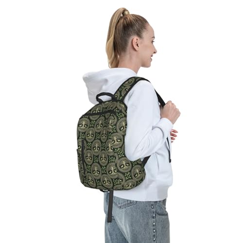 Casual Travel Rucksack Viking Symbol Tree Life, Self-Standing, Mesh Side Pockets, for Cycling & Weekends - color: Picture (828)