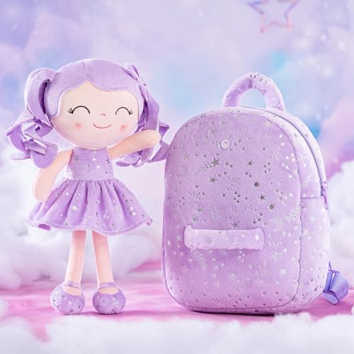 Gloveleya Kids Backpack - Purple 9 Inches - color: A0045purple, size: 9 inches