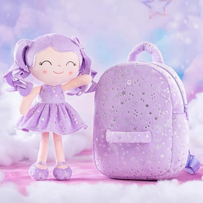 Gloveleya Kids Backpack - Purple 9 Inches - color: A0045purple, size: 9 inches