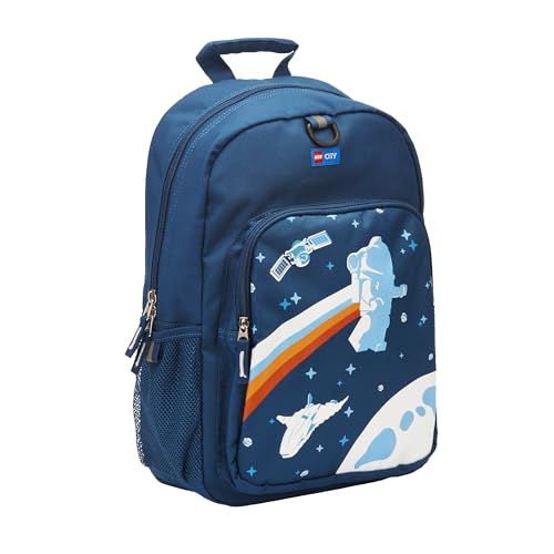 LEGO Kids City Heritage Classic Backpack - Space Walk - color: Navy Space