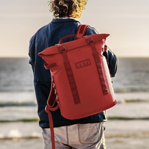 YETI Hopper M Series Backpack Soft Sided Coolers with MagShield Access - color: Rescue Red, size: M20