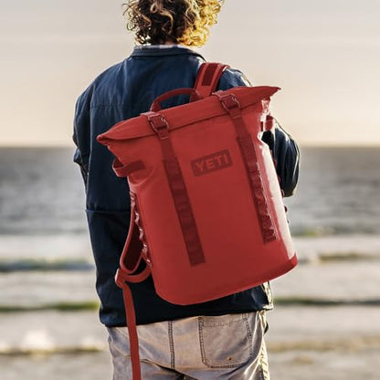 YETI Hopper M Series Backpack Soft Sided Coolers with MagShield Access - color: Rescue Red, size: M20