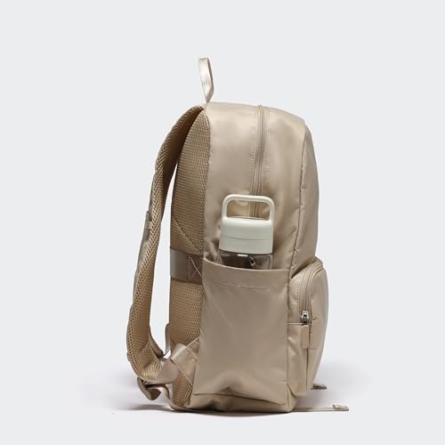 Pander 22L Casual Daypack Everyday Backpack with Luggage Sleeve Smooth Webbing Handle Professional Commuter School Bag, Raw Linen - color: Raw Linen