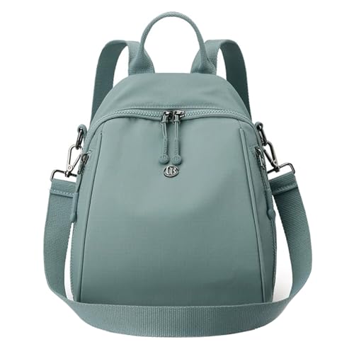 Simple Mini Nylon 11 Inch Backpack Casual Lightweight Resistant Small Travel Bag Adjustable Shoulder Straps - color: Blue