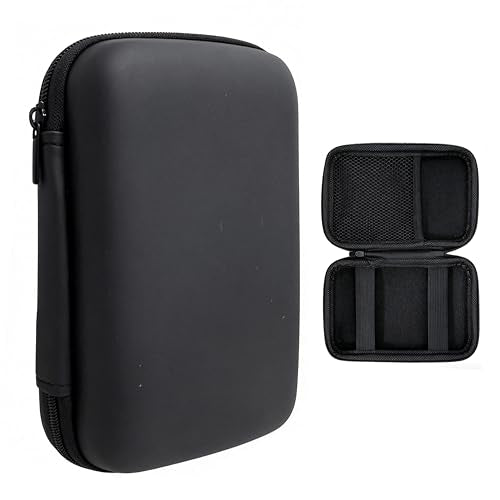Charger Case,Mini Cable Organizer Cases,Pouch Case Bag,Small Charger Organizer,Waterproof Travel Storage Carrying Bag for USB Drives,Power Adapter,Earphones,Cords etc,Rectangle,Black Bigger - color: Black, size: Rectangle
