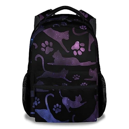 Cat Backpack for Girls Boys, 16" Cat Theme Bookbag with Durable, Adjustable Straps, Lightweight, School Bag with Large Capacity - color: Color-2