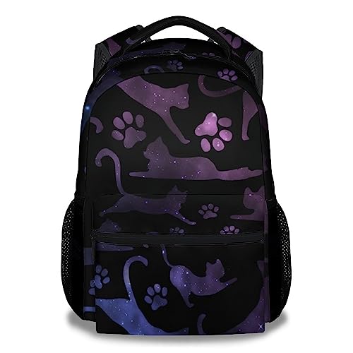 Cat Backpack for Girls Boys, 16" Cat Theme Bookbag with Durable, Adjustable Straps, Lightweight, School Bag with Large Capacity - color: Color-2