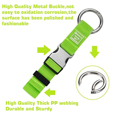 2PCS Add a Bag Luggage Strap Jacket Gripper,Heavy Duty Luggage Straps Carry-on Baggage Suitcase Straps Belts Travel Accessories (Green) - color: Green