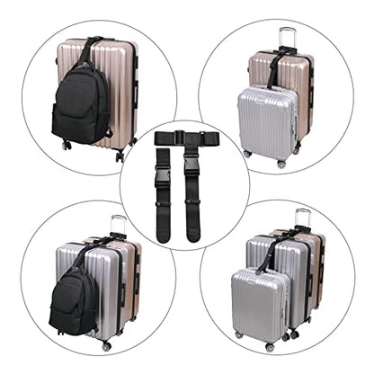 Vigorport Luggage Connector Straps for Suitcase, Add A Bag Suitcase Belt - size: 1.5'' - X-Large