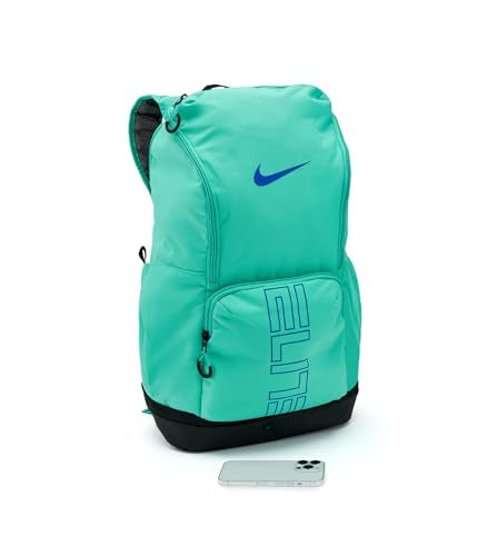 Nike, Unisex, Varsity Elite Backpack (32L), Hyper Turquoise/Black/Hyper Royal, One Size - color: Hyper Turquoise/Black/Hyper Royal, size: One Size