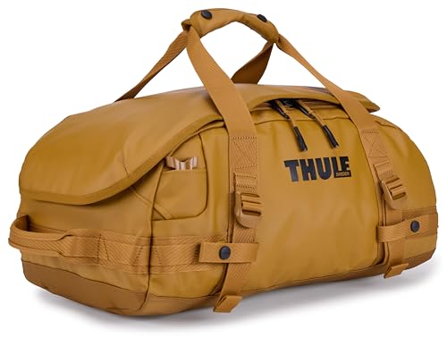 Thule Chasm Duffel bag, Weather-resistant materials, Easy packing, Converts to backpack, Internal pockets, Travel-ready - color: GOLDEN BROWN, size: 30L