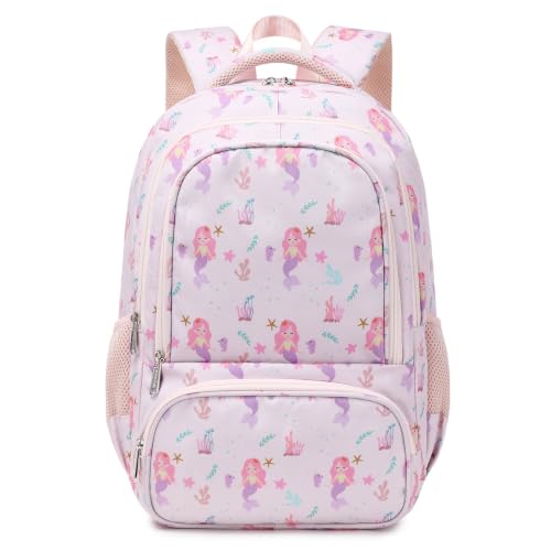 abshoo Lightweight Kids Backpack For School Girls Elementary Kindergarten Bookbag School Bags (Mermaid) - color: Mermaid