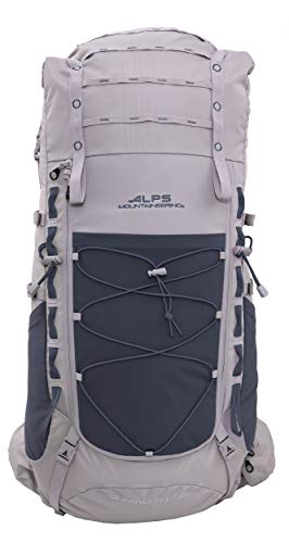 ALPS Mountaineering Nomad RT 50, Roll-Top Internal Frame Hiking Pack - color: Gray/Gray