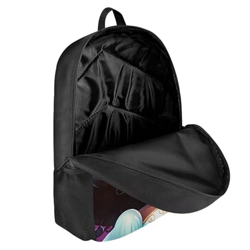 Personalized School Backpacks for Girls 10-12/4-6 Afro Black Kids Bookbag Custom Name School Bag Magic Children Back Pack with Water Bottle Holder - color: African Black Girl-24