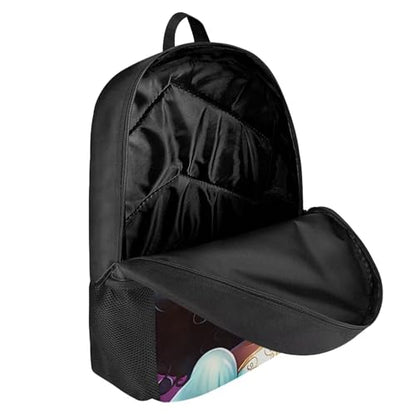 Personalized School Backpacks for Girls 10-12/4-6 Afro Black Kids Bookbag Custom Name School Bag Magic Children Back Pack with Water Bottle Holder - color: African Black Girl-24