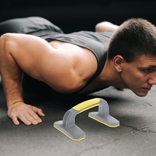 Pushup Bars Handles Strength Training Pushup Stands Set, Plastic Non-slip Ergonomic Grip, Home Workout Equipment for Men and Women Fitness