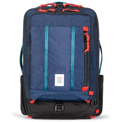 Topo Designs Global Travel Bag – 30L or 40L - Carry-On Compliant Most Airlines, Durable Travel Duffel Bag, Clam Shell Main Pocket, Laptop Sleeve, Backpack, Luggage (30L / Navy) - color: Navy, size: 30L