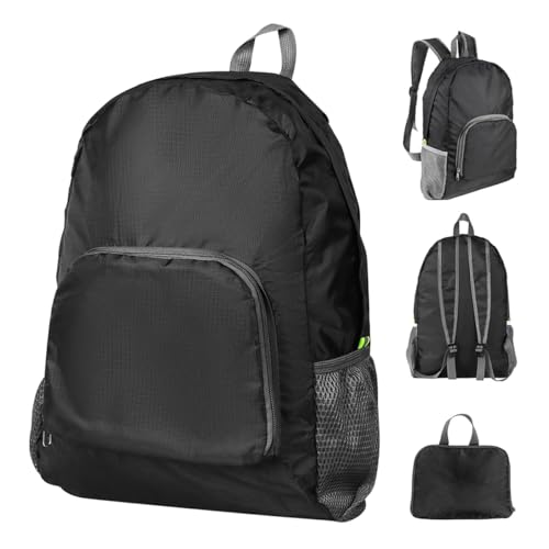 Ultra Lightweight Foldable Backpack Water Resistant, Packable Rucksack for Travel Hiking Day Trips Compact Daypack