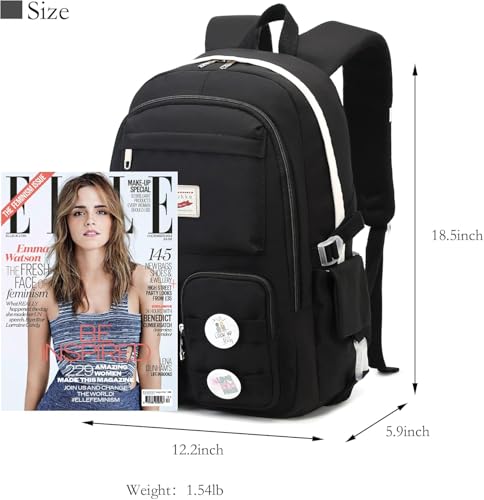 Makukke School Backpacks for Teen Girls - Laptop Backpacks 15.6 Inch College Cute Bookbag Anti Theft Women Casual Daypack - color: Tie-dye-blue