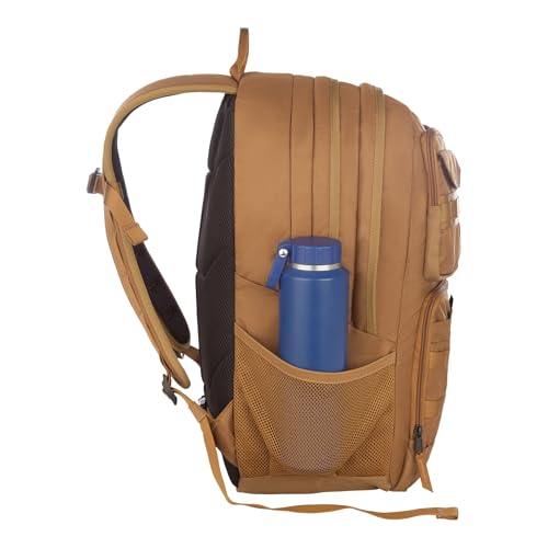 Eddie Bauer Cargo Tactical Backpack | Adventure | Heavy Duty | Outdoor | Water Resistant | 600D Polyester - Antique Bronze - color: Antique Bronze