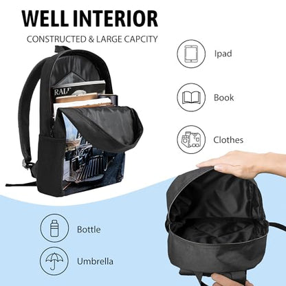 3PCS Train Print Backpack for Boys Girls Teens, School Backpack with Lunch Box Pencil Case for Elementary Middle High Students, 17 Inch Lightweight Bookpack 3 in 1 Set Back to Shool Gifts for Kids - color: Train