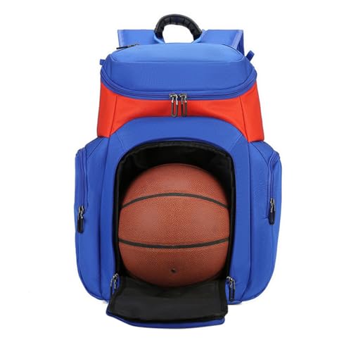 Basketball Backpack Large Sports Bag with Laptop Compartment, Ball and Shoe Compartment, for Volleyball Football - color: A