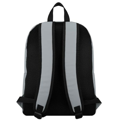 FOCO NFL Officially Licensed Team Color Primary Logo Solid Stripe Football Travel Backpack - Detroit Lions - Gray - color: Detroit Lions