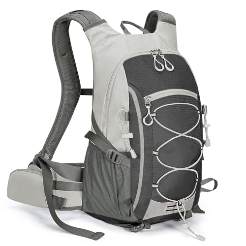 30L Hiking Backpack with Rain Cover Lightweight Hiking Daypack for Travel Camping Outdoors Knapsack for Men Women (Black) - color: Black