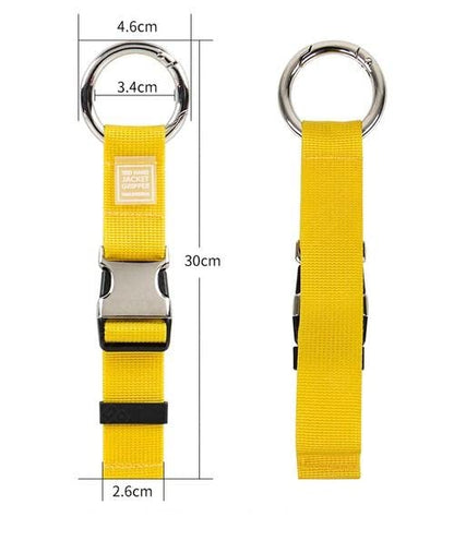 2PCS Add a Bag Luggage Strap Jacket Gripper,Heavy Duty Luggage Straps Carry-on Baggage Suitcase Straps Belts Travel Accessories,Carry Your Extra Bag Straps (Yellow) - color: Yellow