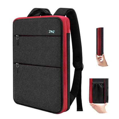 ZINZ Slim & Expandable Laptop Backpack Water Resistant Backpack Travel Backpack Compatible with MacBook Air/Pro/Neo 13-14 inch, XPS 13/14, Surface 13.5" and Most 13-14 Notebooks，B01RD01 - color: B01rd01, size: 13"-14"