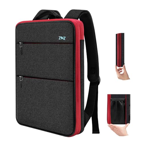 ZINZ Slim & Expandable Laptop Backpack 15 15.6 16 Inch Case, Water Resistant Travel Backpack Compatible with MacBook Pro/Neo 16" 15", Dell XPS 15 16 and Most 15" 15.6" 16" Notebooks，B01RD01 - color: B01rd01, size: 15"-16"
