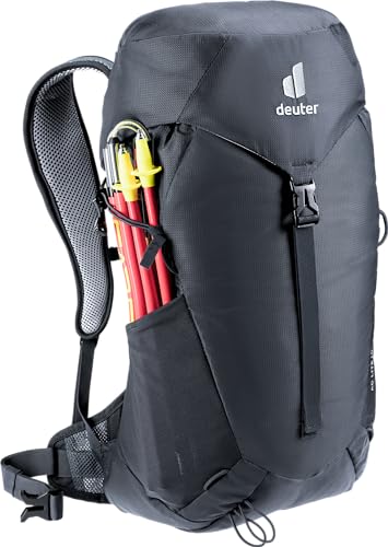 Deuter AC Lite 16L Hiking & Daypack Backpack with Steel Frame & Superior Breathability - Black - color: Black