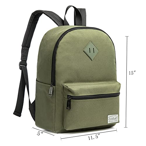 CAIWEI US Army Camo Children's backpack (Army green) - color: Army Green