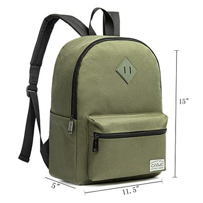 CAIWEI US Army Camo Children's backpack (Army green) - color: Army Green