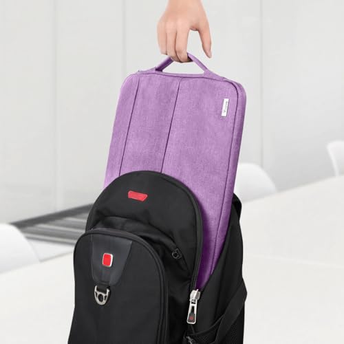 Voova Laptop Sleeve Carrying Case 14 15 Inch Compatible with MacBook Air 15 M2/M3/M4 2022-2025, MacBook Pro 15, Hp Chromebook 14, Waterproof Slim Computer Cover Bag,Lavender - color: Lavender, size: 14-15 Inch