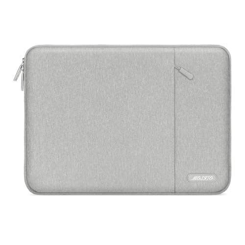 MOSISO Laptop Case 12.3 inch, 11.6-12.3 inch Laptop Sleeve Compatible with MacBook Air 11.6, Acer HP Dell Lenovo Samsung, Surface Pro, Polyester Vertical Computer Sleeve Bag with Pocket, Gray - color: Gray, size: 12.3 inch