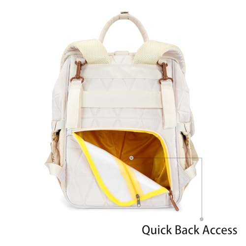 Montana West Wrangler Aztec Diaper Bag Backpack Western Backpacks for Moms Baby Essentials Bag with Twist-Lock Closure, Insulated Pockets, Portable Changing Pad, Stroller Straps, Pacifier Case - color: Sunflower