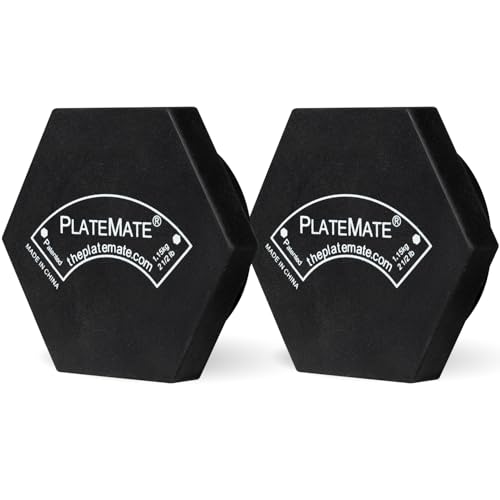 PlateMate Microload Pair Magnetic Weights - Choose Between 1.25 lbs or 2.5 lbs Hex - style: 2.5 Lbs (Pair)