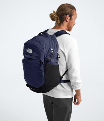 The North Face Router Everyday Laptop Backpack - Daypack, Water Repellent, Laptop Sleeve, Reflective Details, TNF Navy/TNF Black-NPF, One Size - color: Tnf Navy/Tnf Black-npf, size: One Size