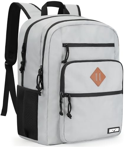 Grey Backpack for Men Women,School Backpack for Girls Boy Teens,15.6 Inch Laptop Bookbag with USB Charger for College High School Work Business Computer Back Pack,mochilas para hombres - color: C5-grey, size: 15.6 Inch